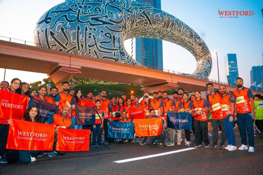 Dubai Run 2024, held on Sheikh Zayed Road, Dubai.